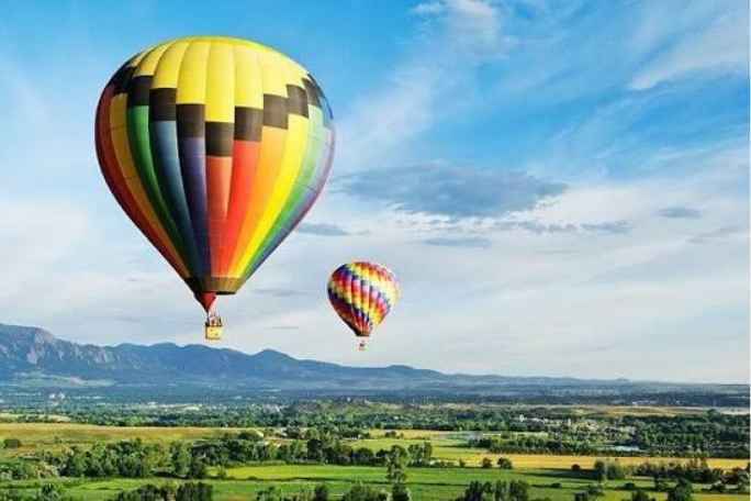 Passeggiata in mongolfiera